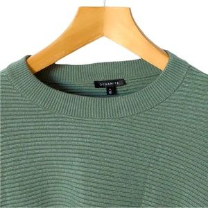 Dynamite Wide Sleeve Crew Neck Sweater